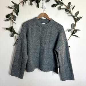 NWT Topshop Crewneck Gray Sweater